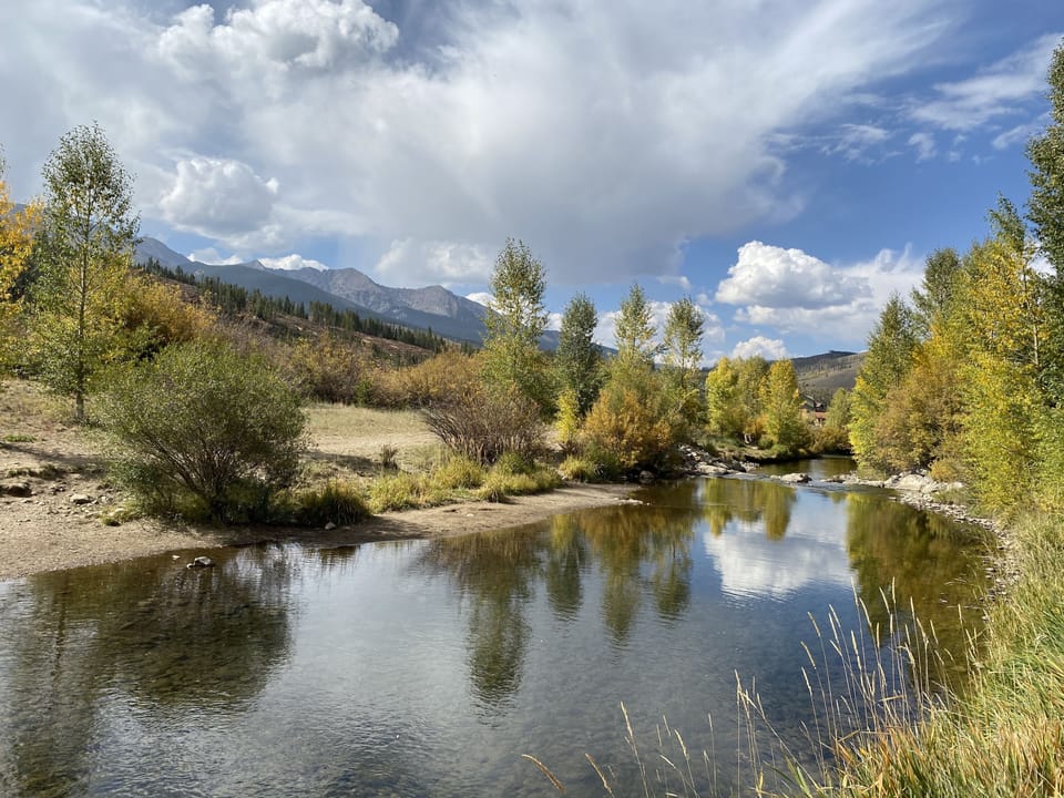 Biking and walking trails along the Blue River