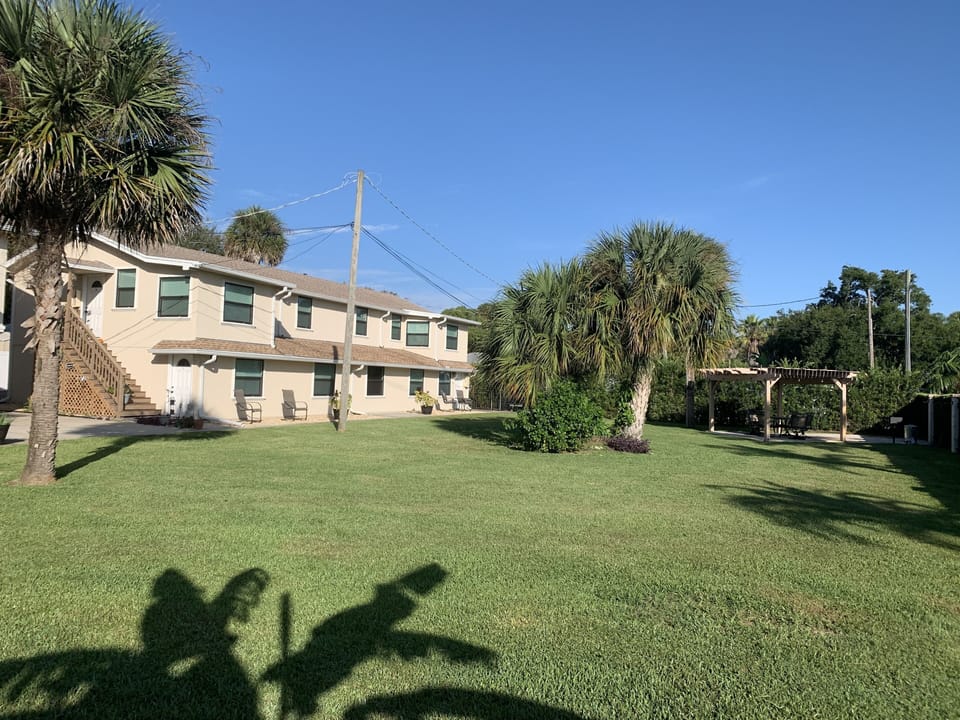 Large yard
