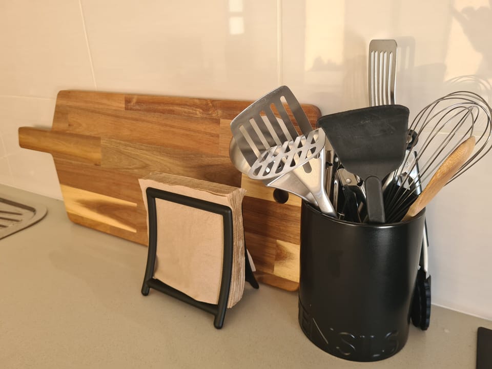 Fully stocked kitchen