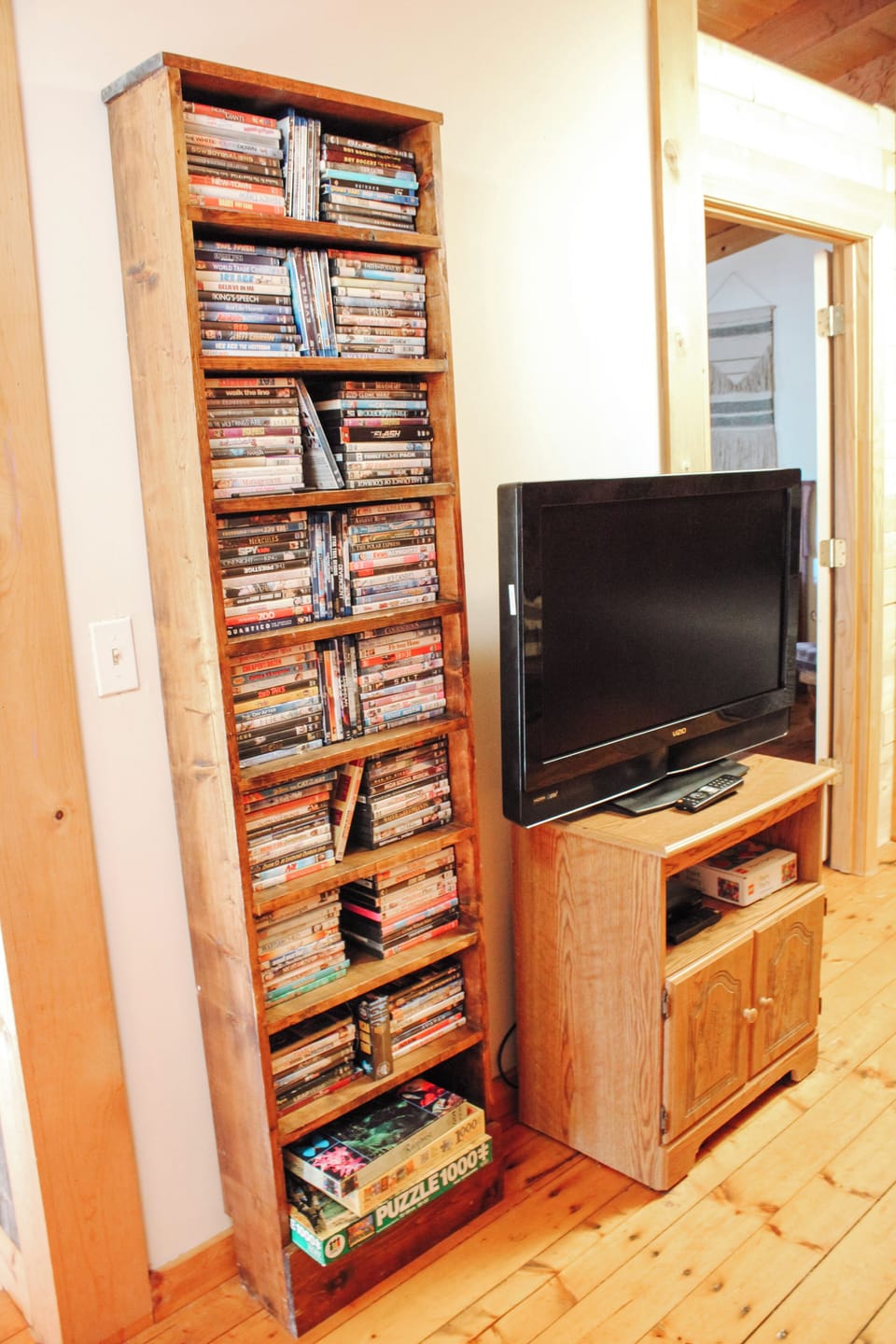 Upstairs loft fully equipped with movies 