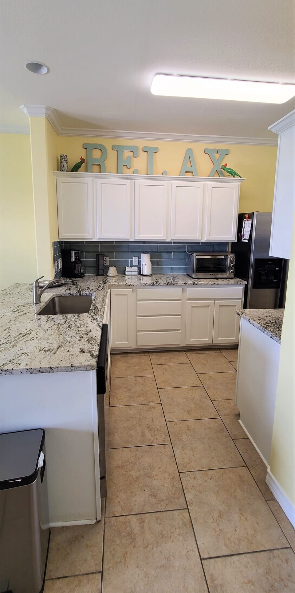Kitchen - dishwasher, coffee maker, toaster oven
