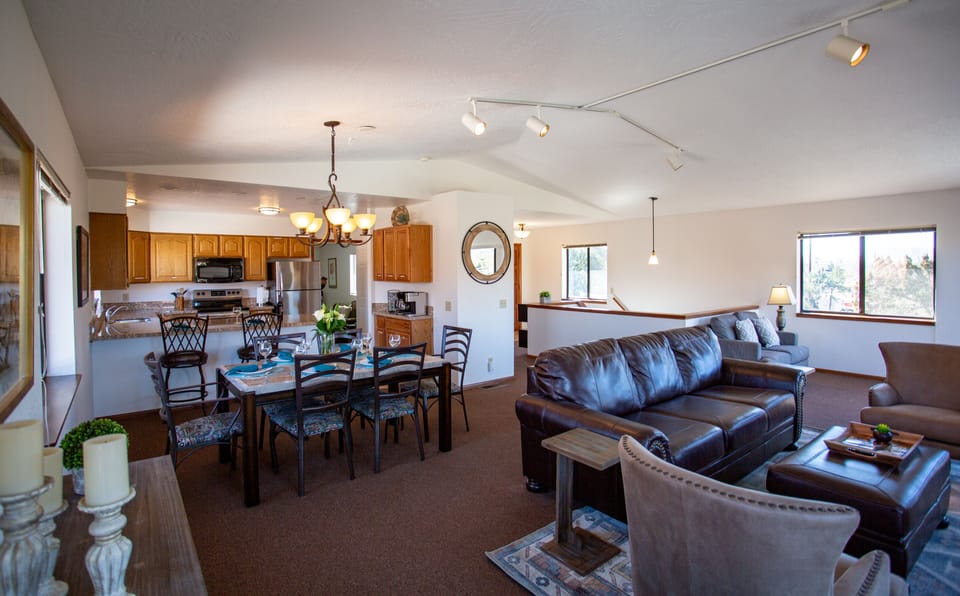 Living Room, Dining Room, Kitchen
