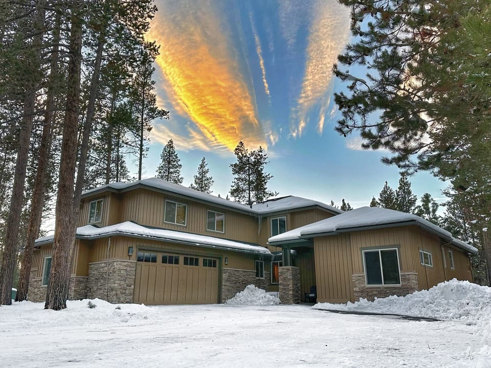 Sunsets and snow at Paradise Pines