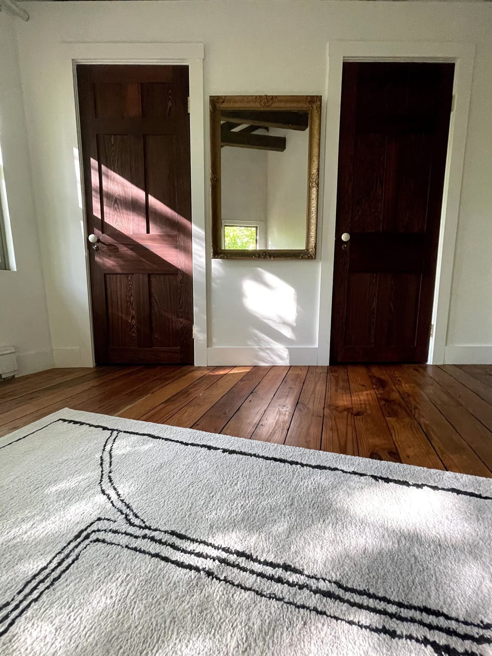 Beautiful light in the master bedroom