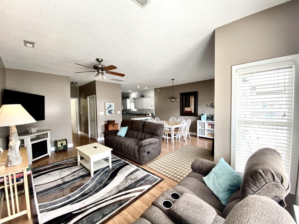 This is living large!  Open concept living is so delightful!