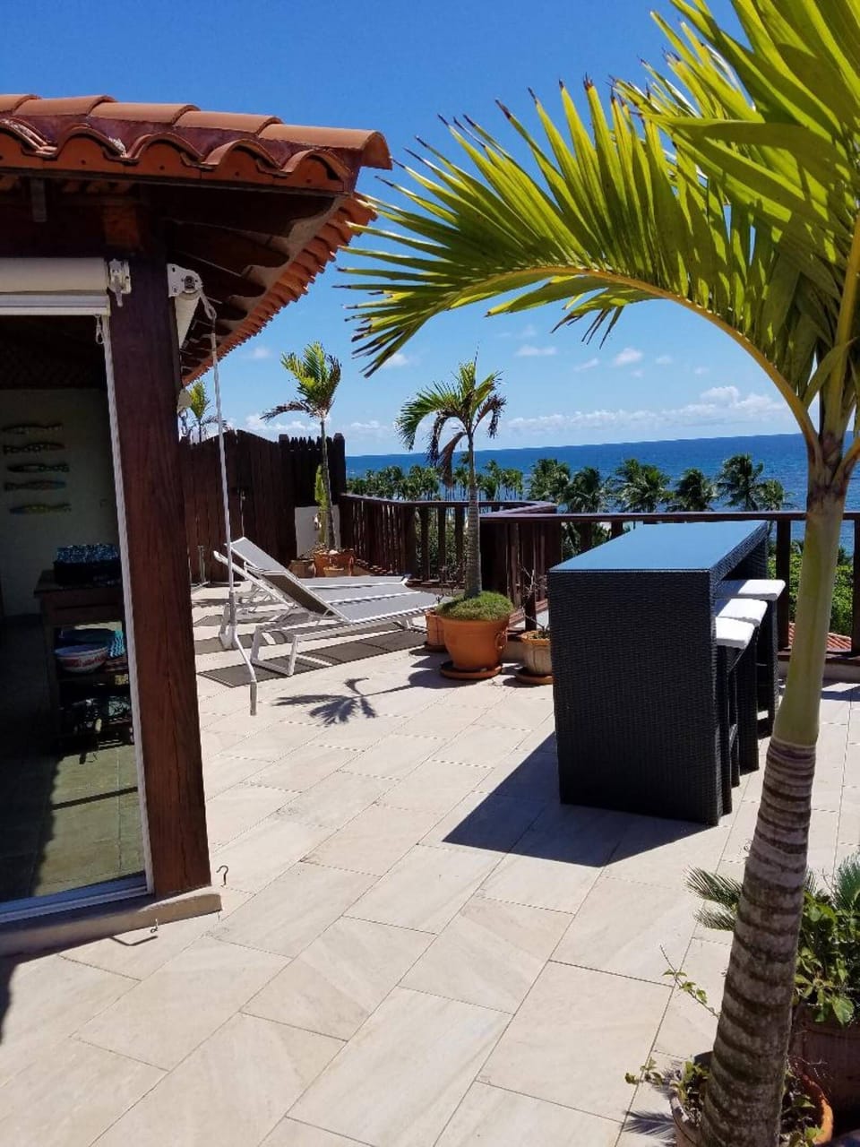 Your own rooftop lounge/dining area