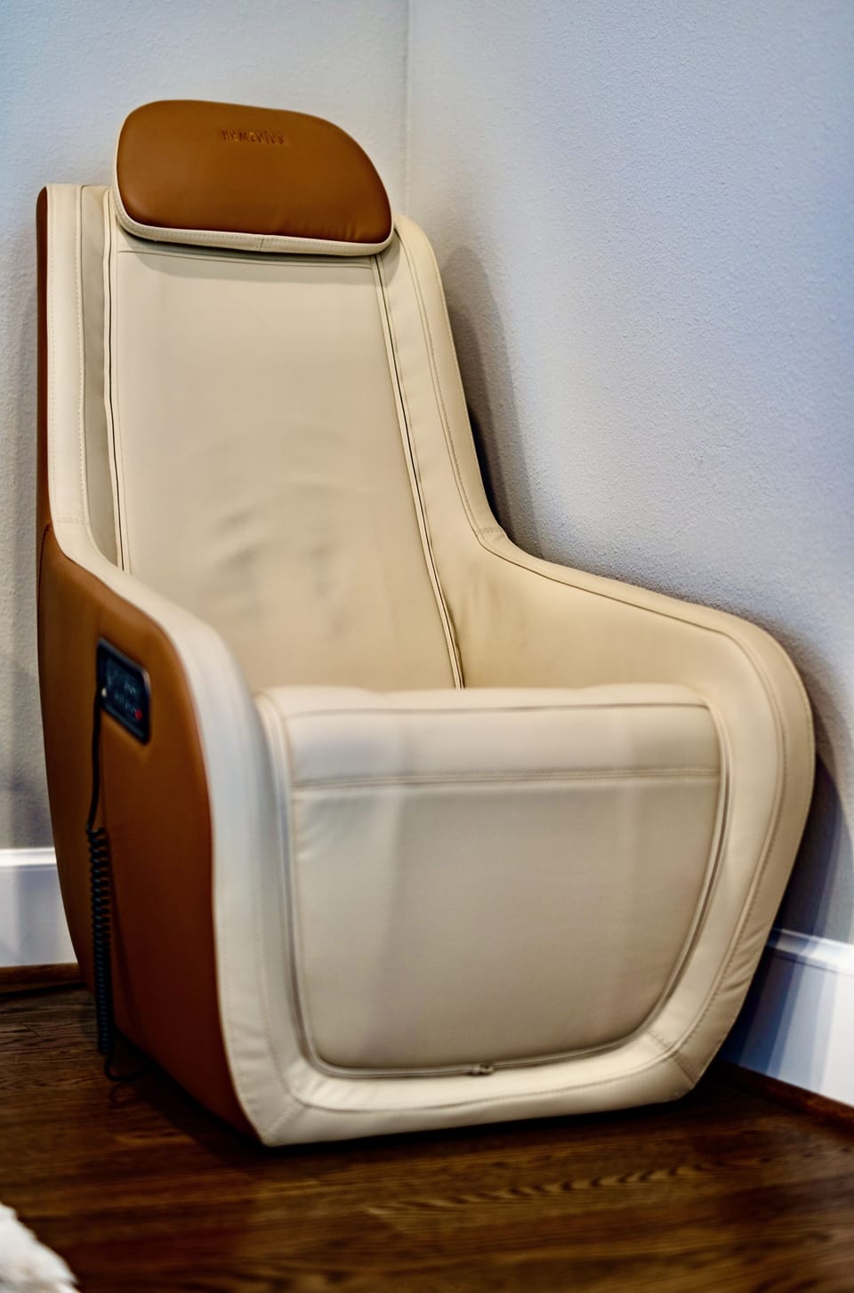 This is an electric massage chair for maximum  comfort and relaxation.