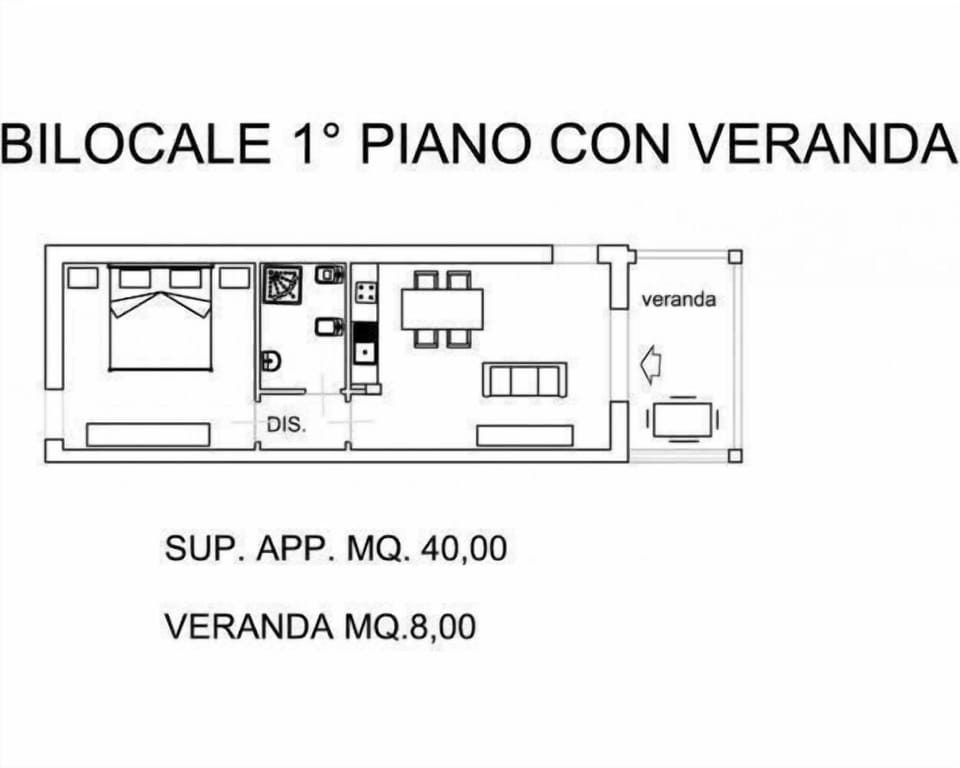 Two room on the first floor with terrace