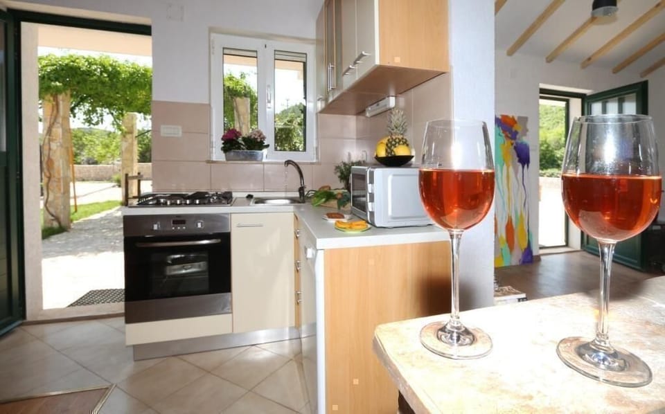 Kitchen area. A fully equipped kitchen  with all the amenities