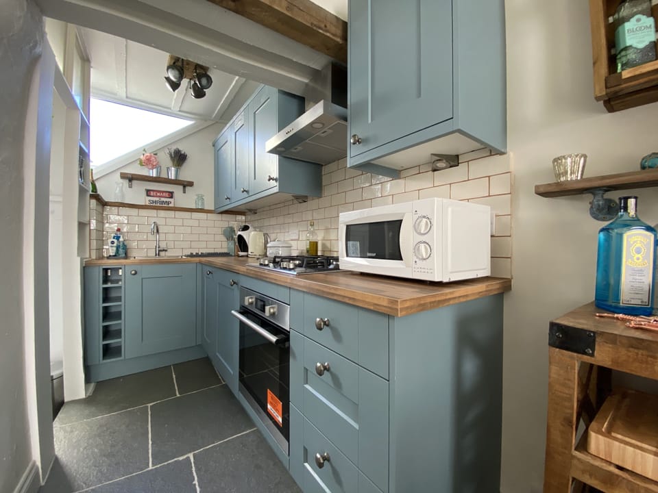 Stylish brand new kitchen, well kitted out for your stay.