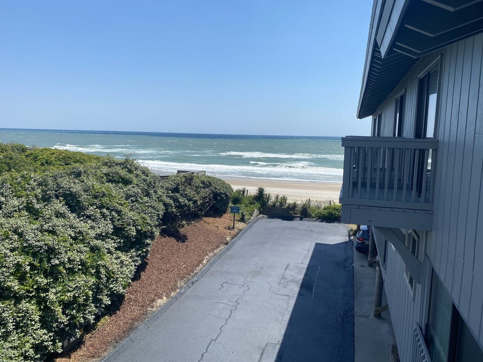 View from Master bedroom balcony.