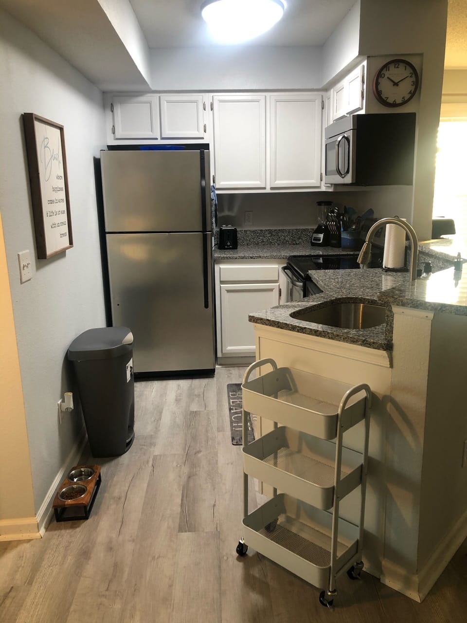 Kitchen and bar