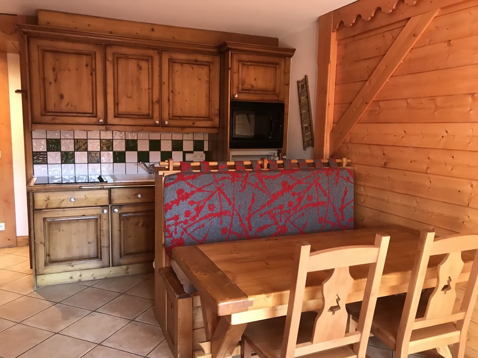 Kitchen and dining area
