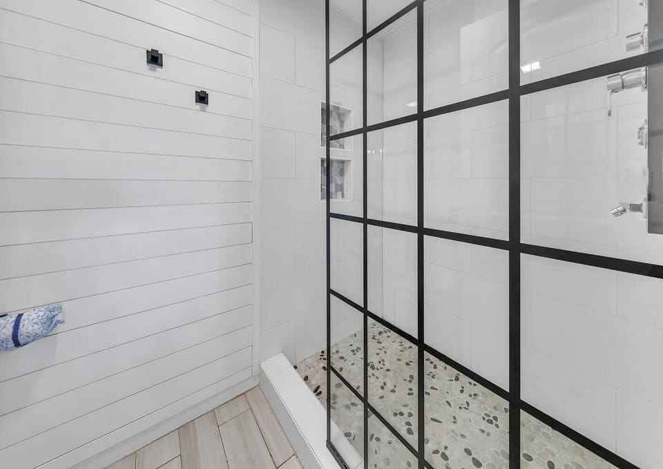 Master walk-in shower