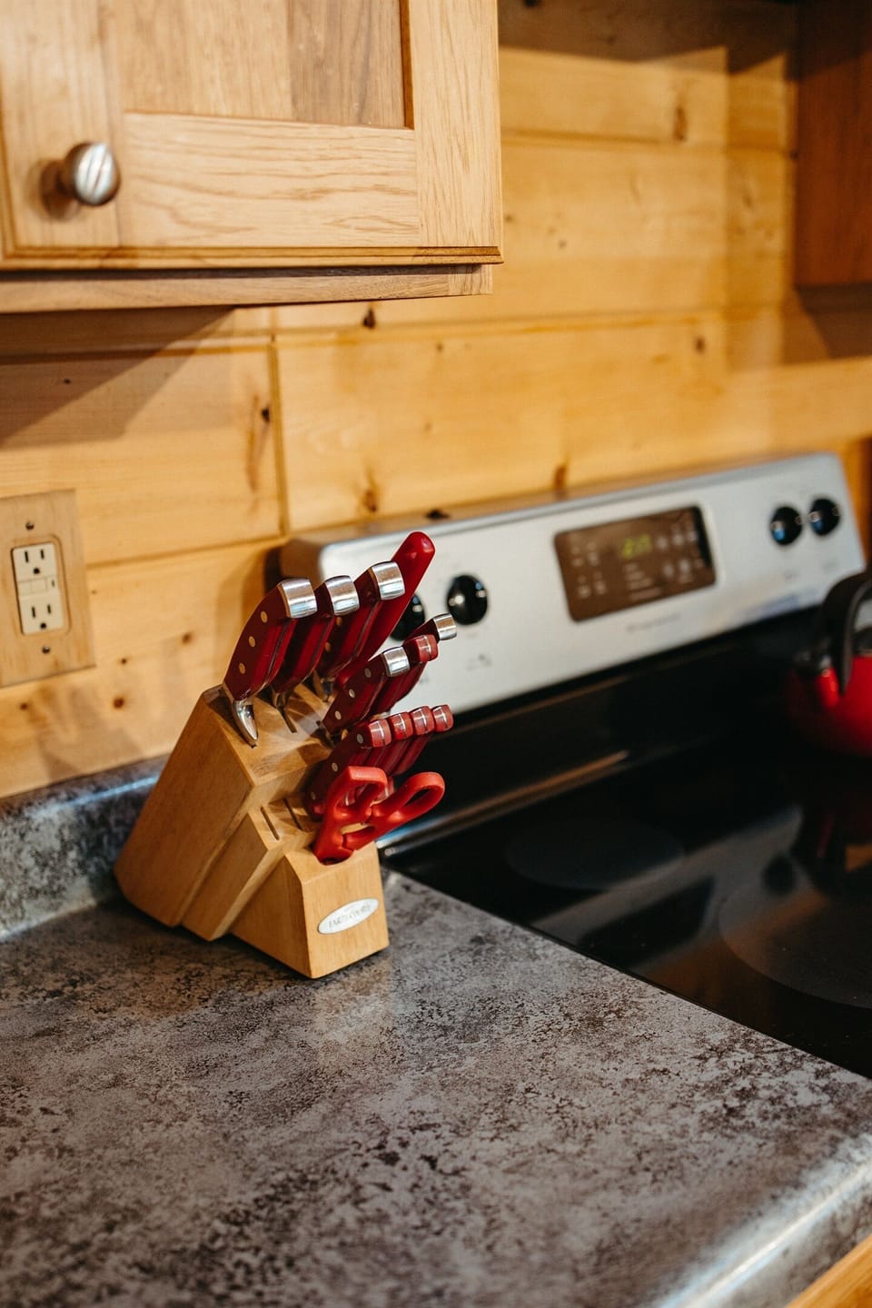 Fully stocked kitchen