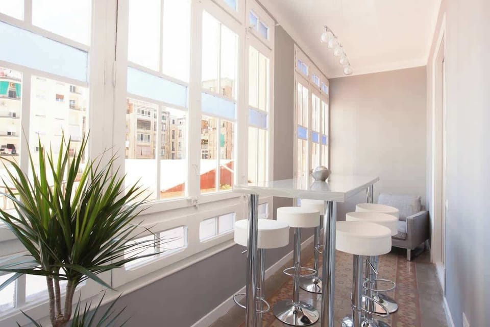 The perfect spot to start your day with a lot of sunlight!
