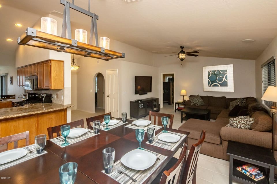 Dining area easily accessible for the entire house.
