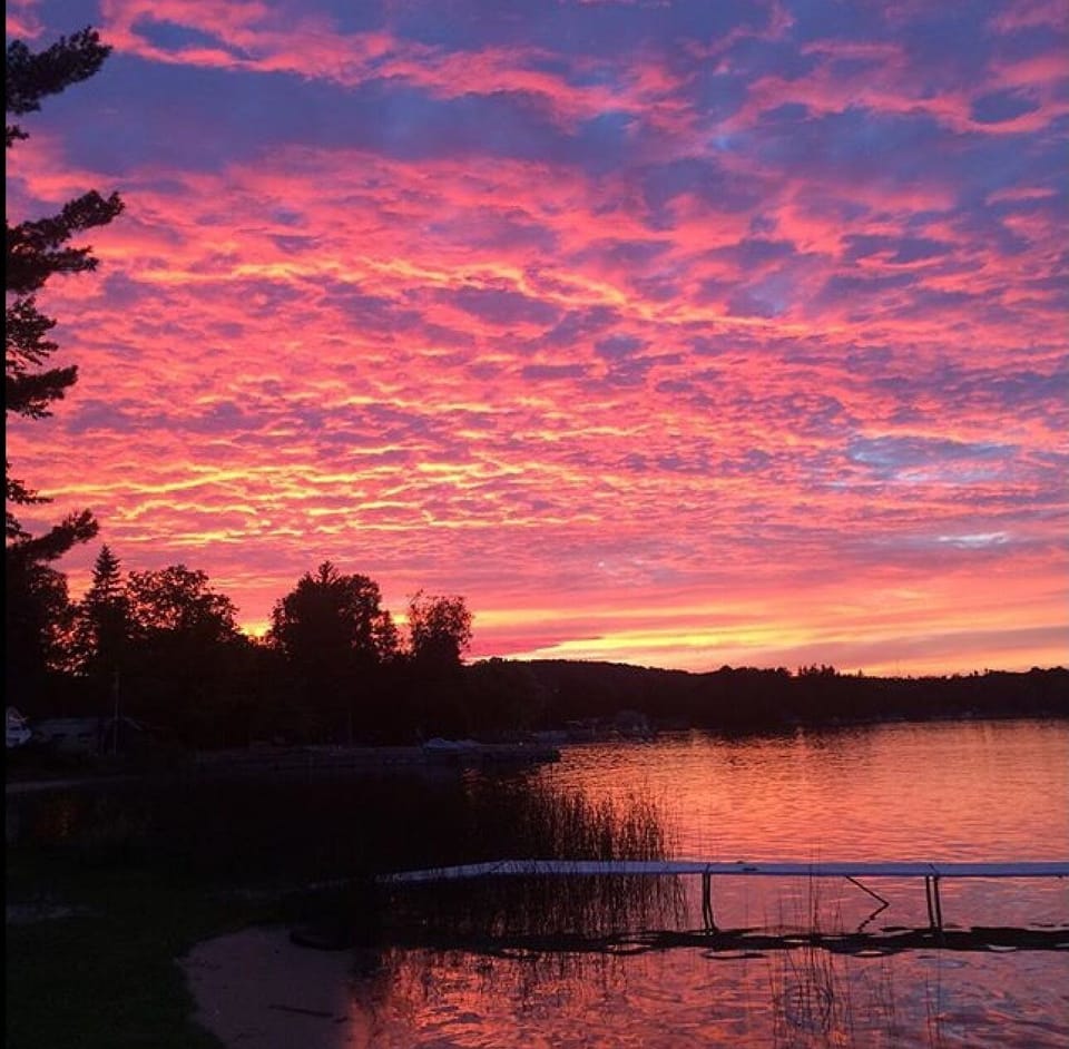 Sunset on Intermediate Lake