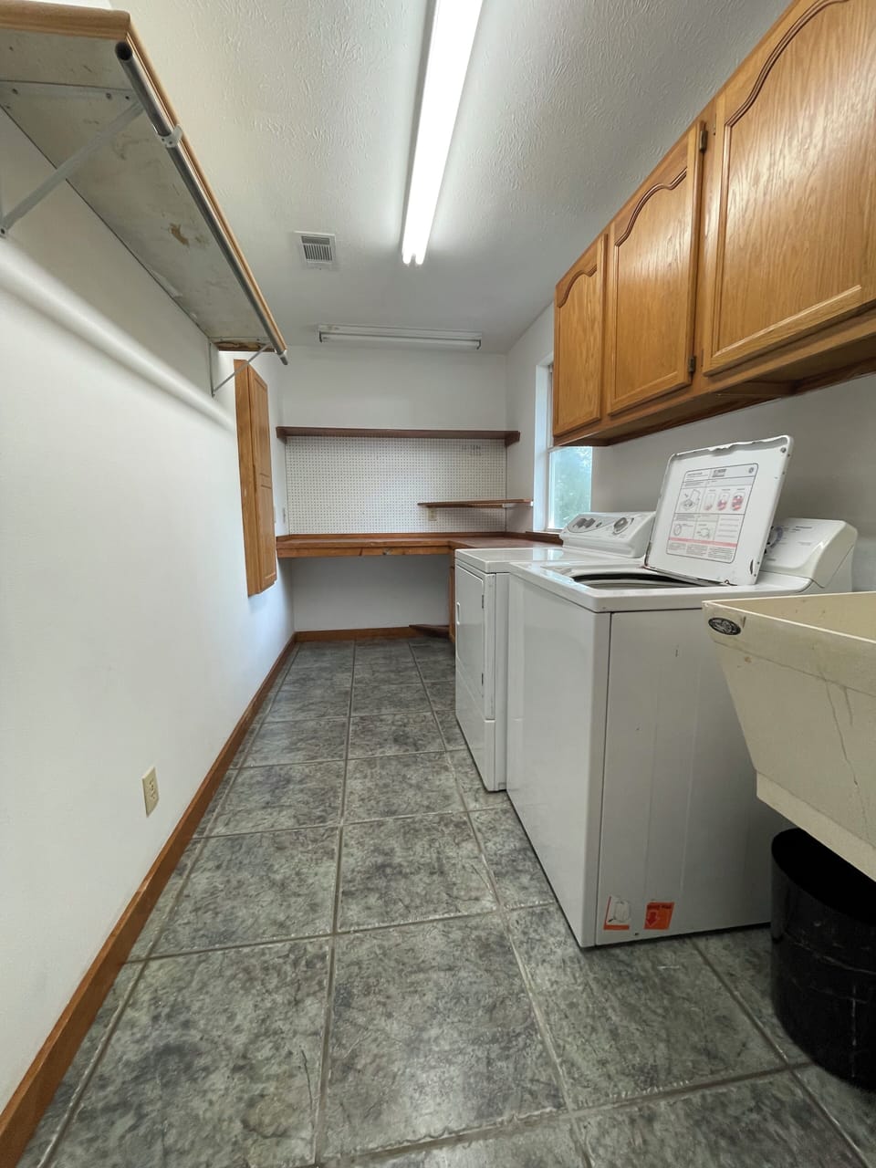 Laundry room and office