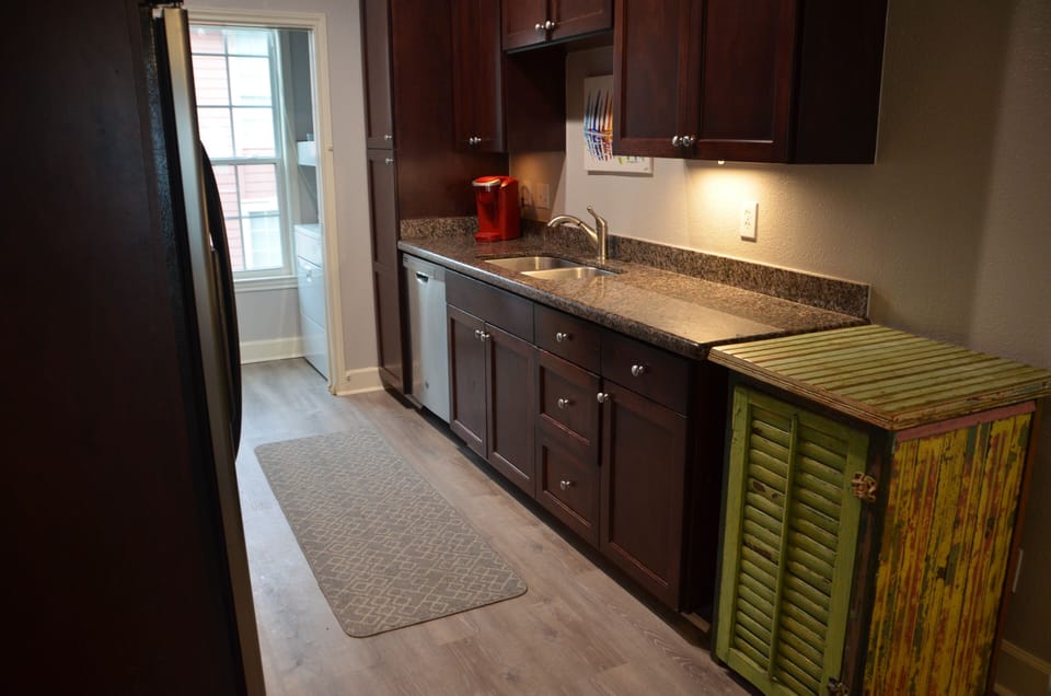 Full size kitchen - stocked with everything you need to cook up delicious meals!