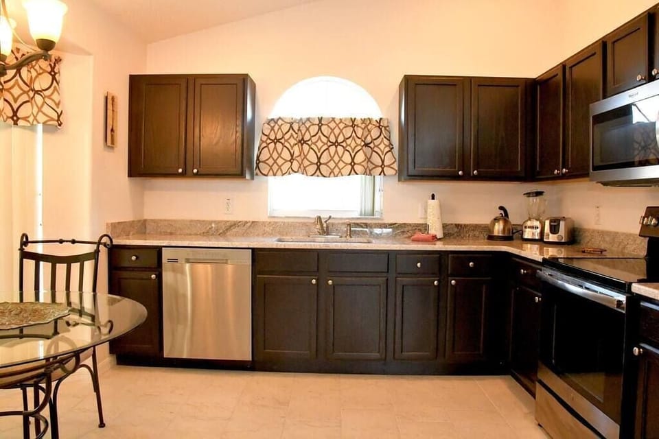 Kitchen new porcelain floor tile