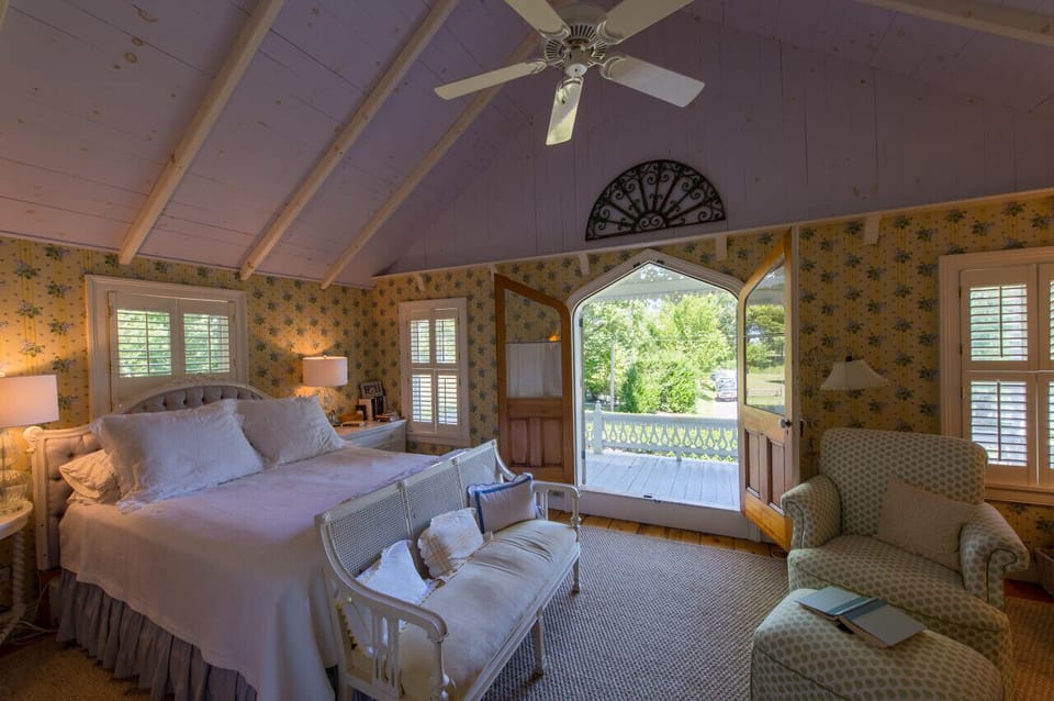 Primary Bedroom with balcony