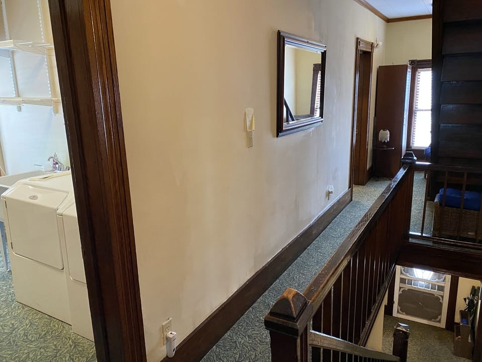 Hallway to Bedroom 2 and Laundry Room 