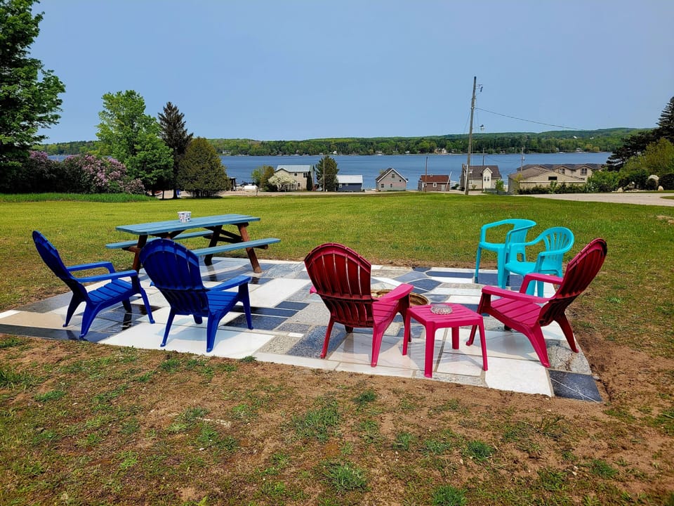 view from the firepit 