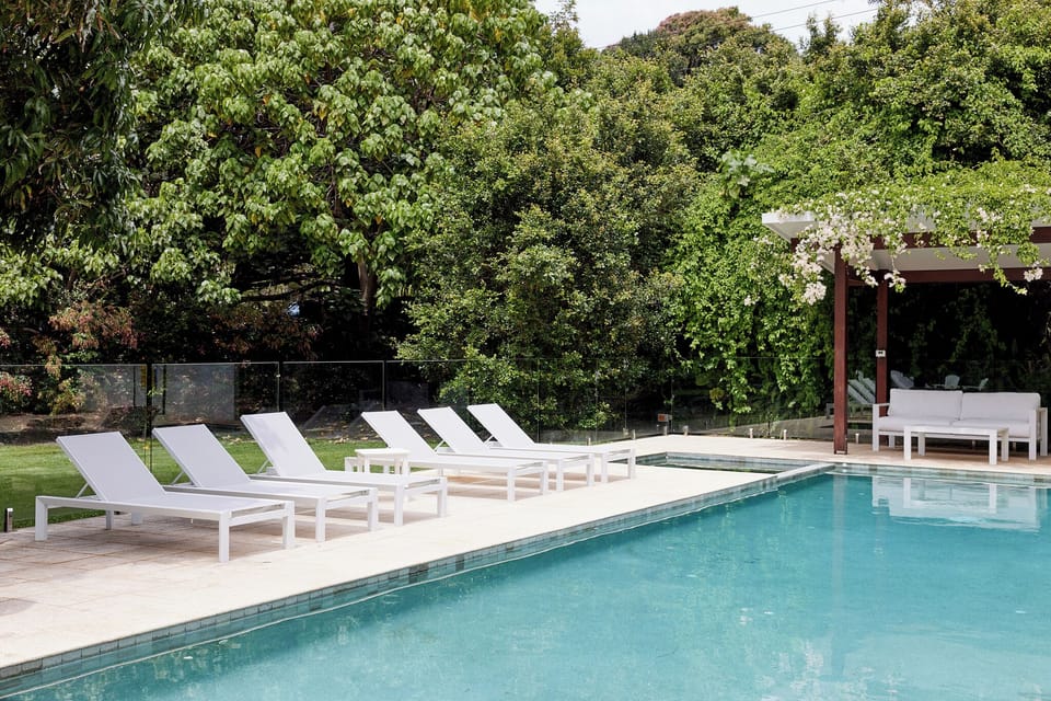 Picadilly Pavilions Byron Bay pool to spa