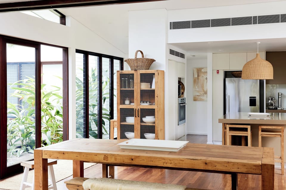 Picadilly Pavilions Byron Bay kitchen landscape
