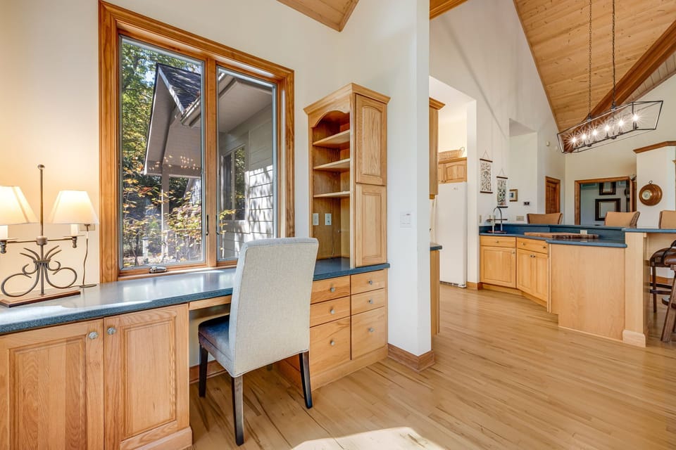 Office Space in Living Area