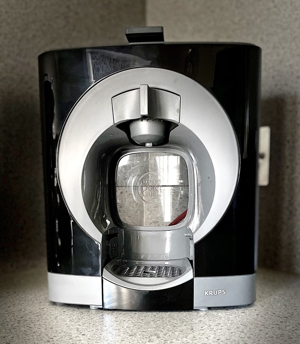 Dolce Gusto Coffee Machine available in all apartments
