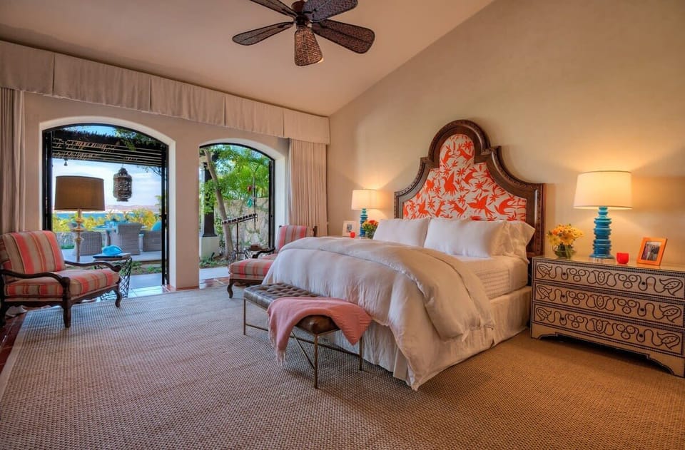 Casita 37 - Primary bedroom with patio access