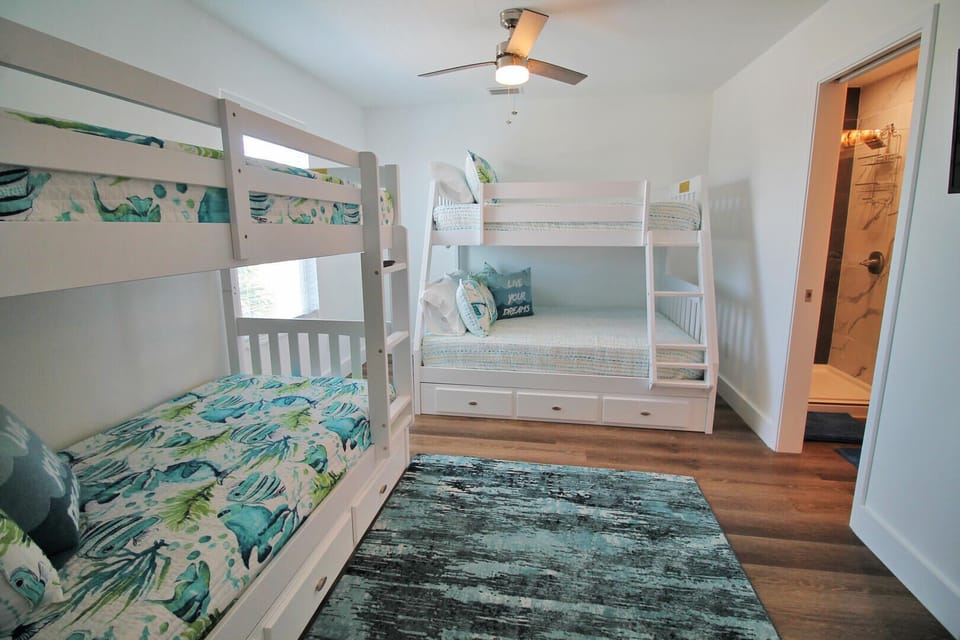 The guest suite has room to sleep 5 making it perfect for the kids/teens!