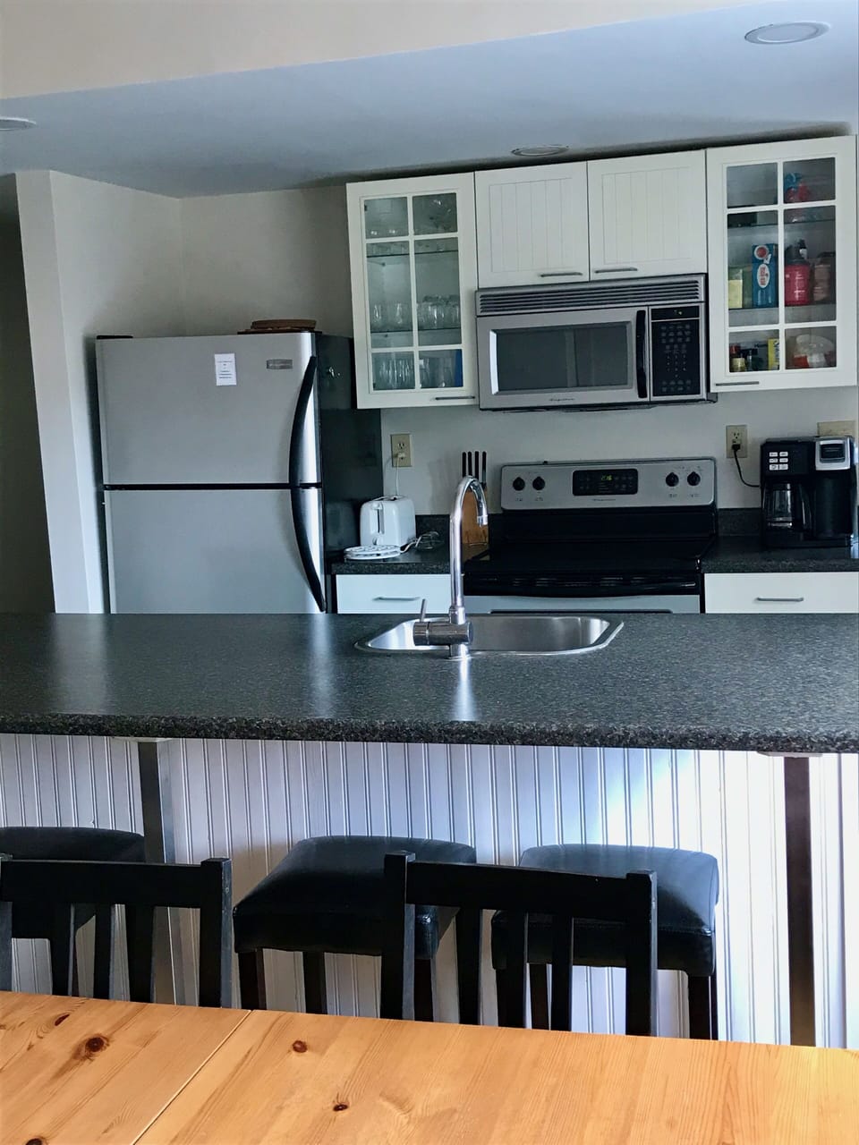 Love having breakfast at the kitchen island!
