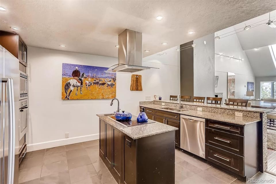 Plenty of prep space in the kitchen
