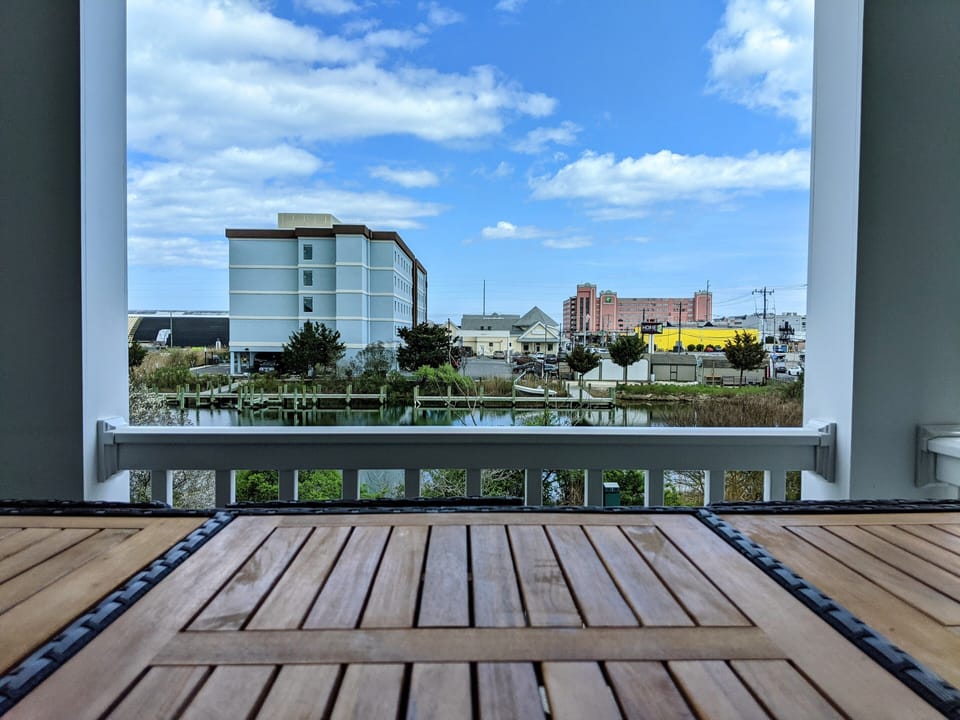 View from 2nd floor balcony