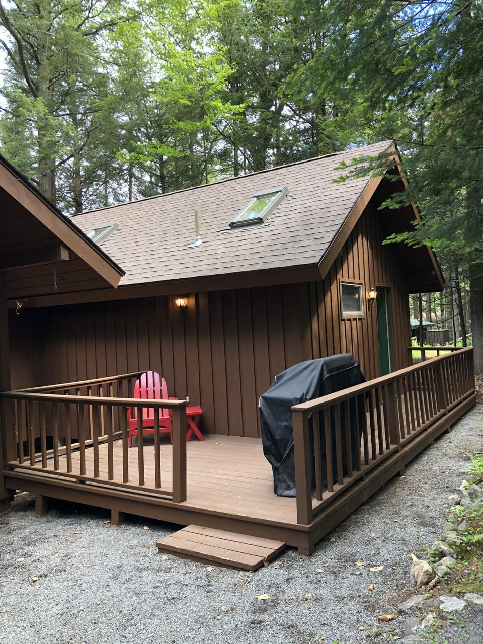 Back deck and grill