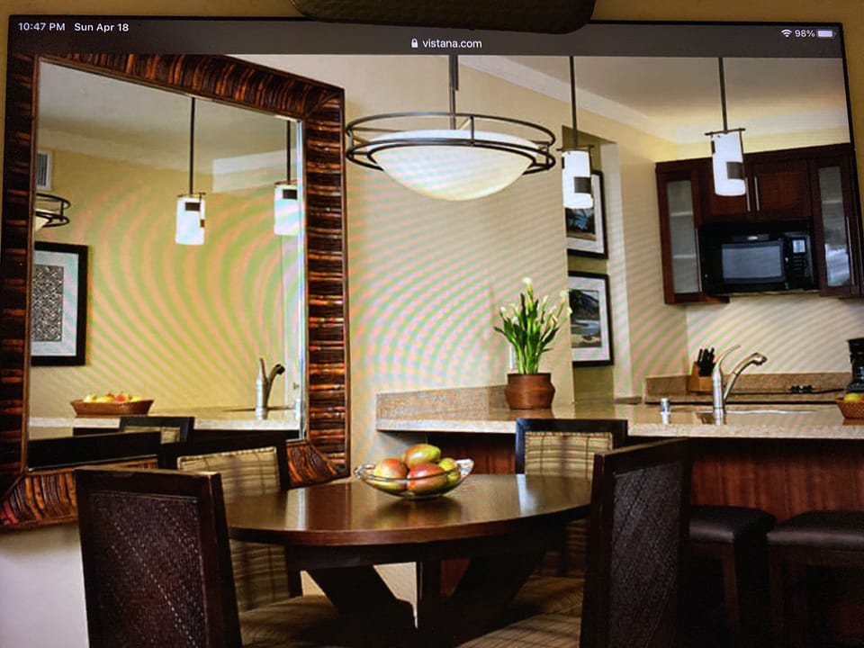 Kitchen and Dining Onebedroom
