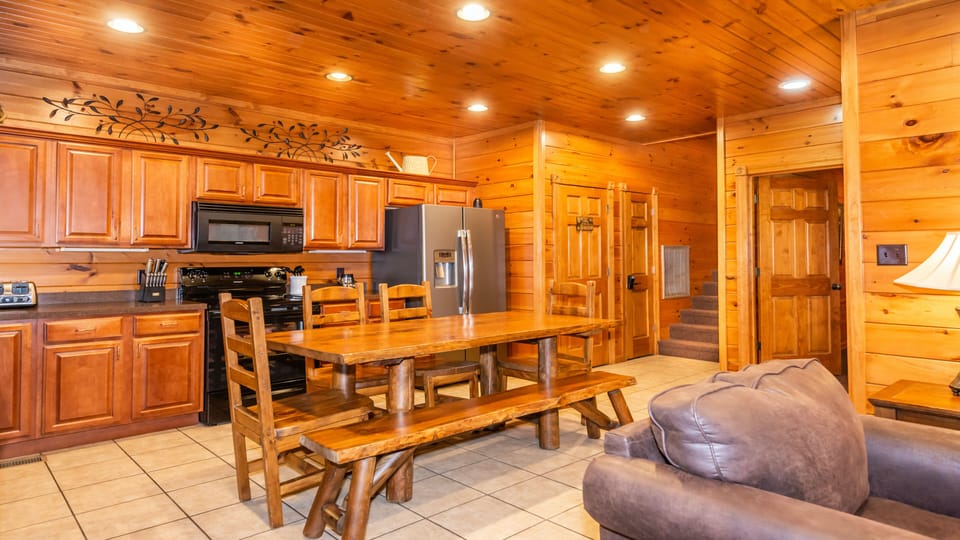 Dining area and Full Kitchen on Main Level