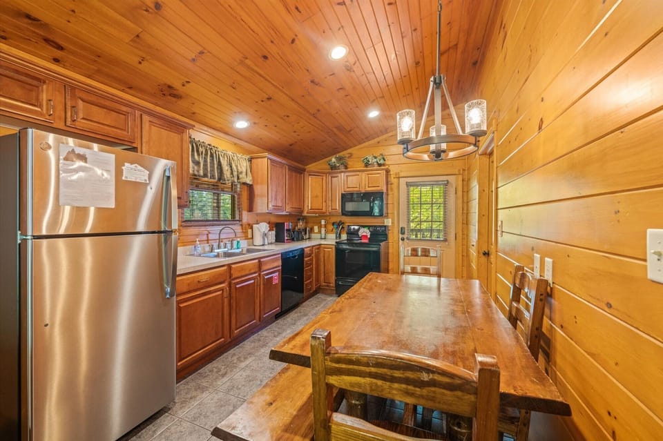 Kitchen Fully Stocked with Pot, Pans, Dishes, Utensils, Coffee Pot, Toaster etc.
