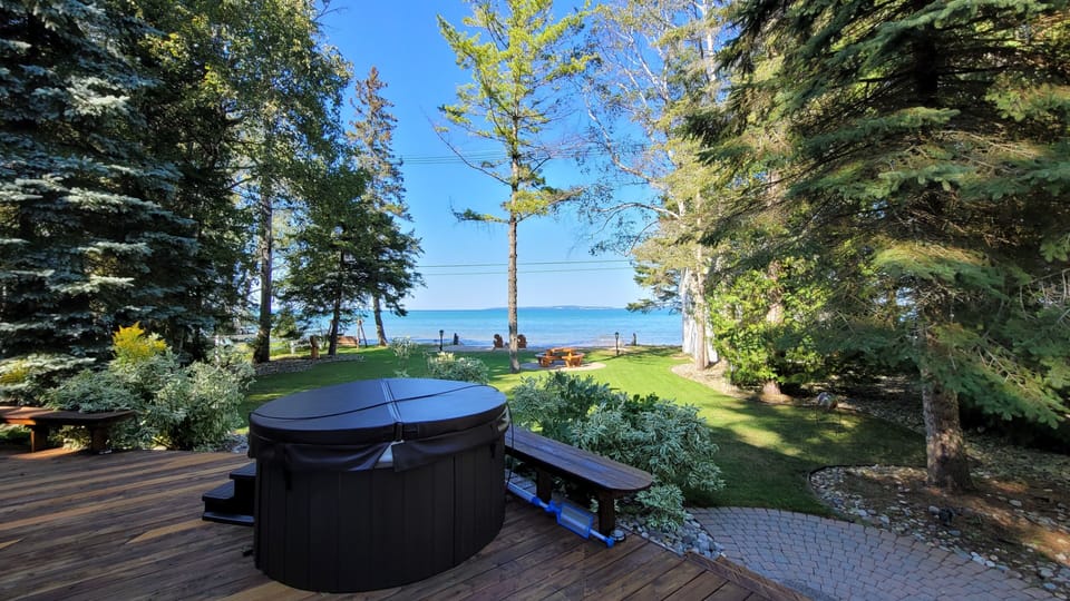 Lake Huron view from deck