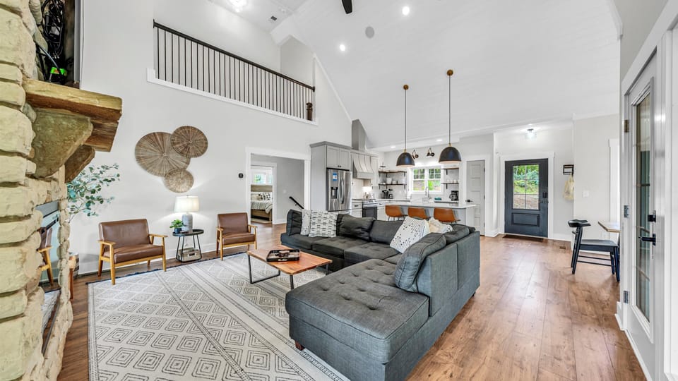 Vaulted Open Living