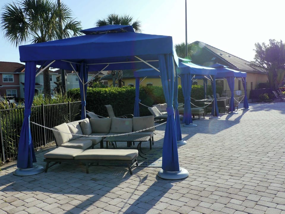 Rent a cabana for the day, a little privacy includes pizza and sodas!