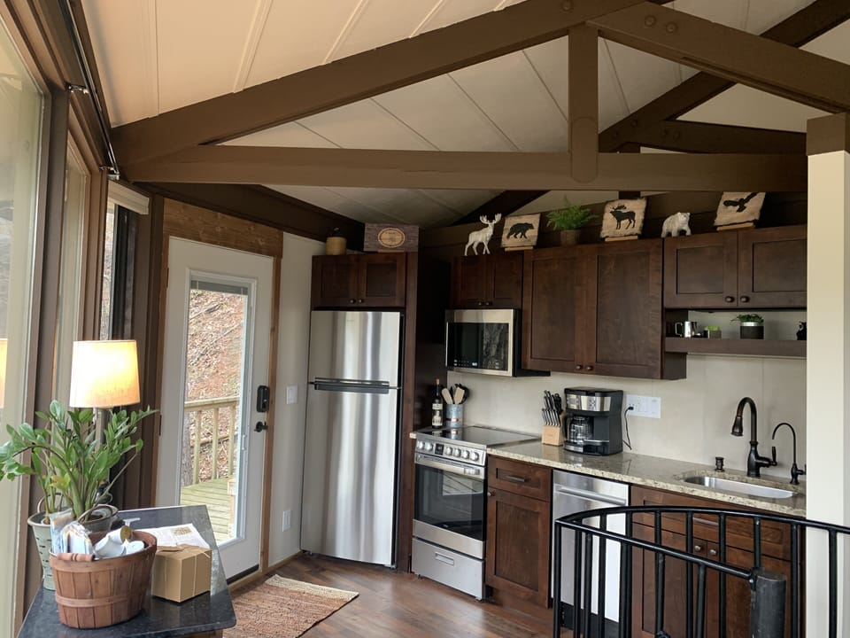 Kitchen Area with Island.