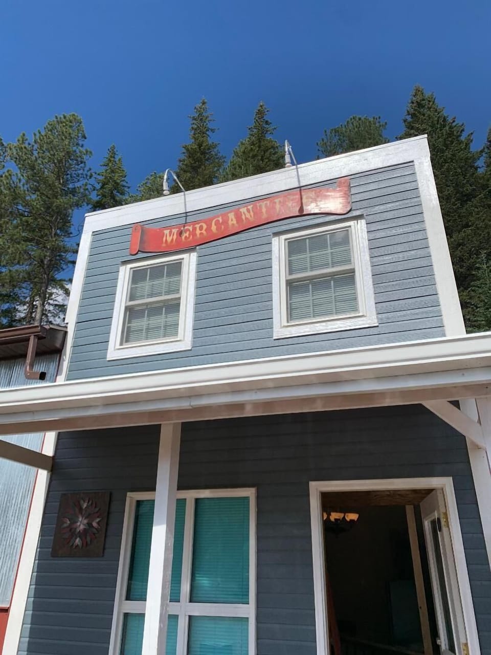 The Mercantile is a comfy space to relax and sleep four