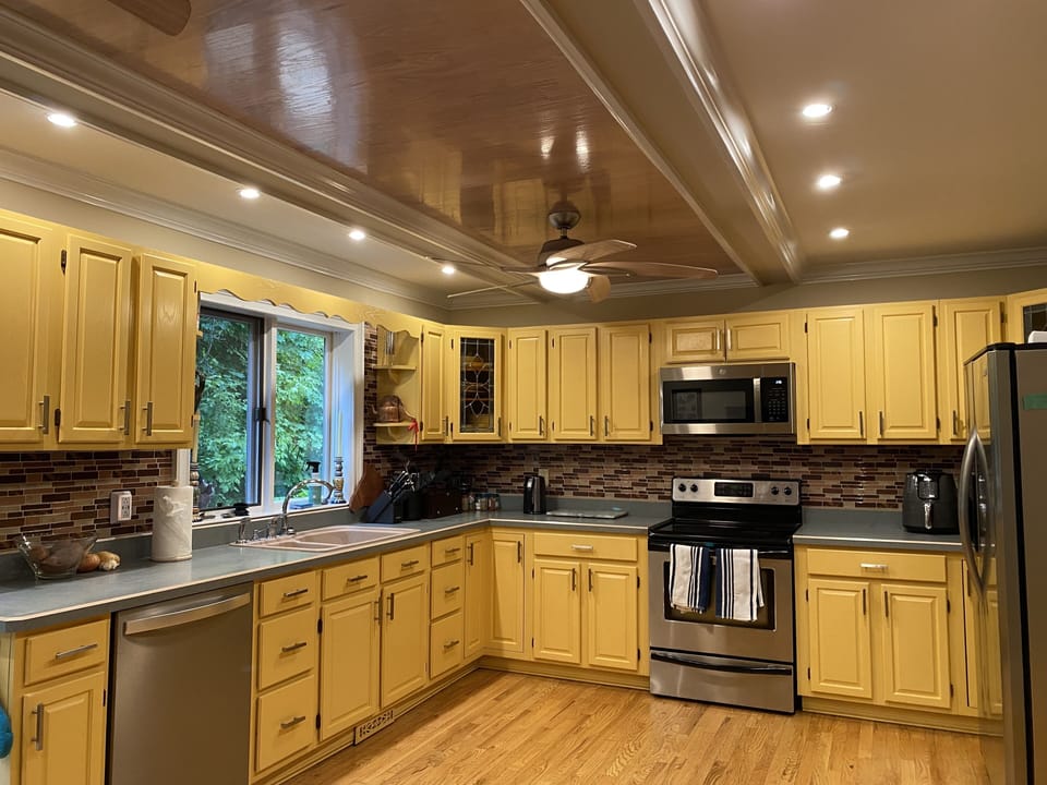 Kitchen fully stocked