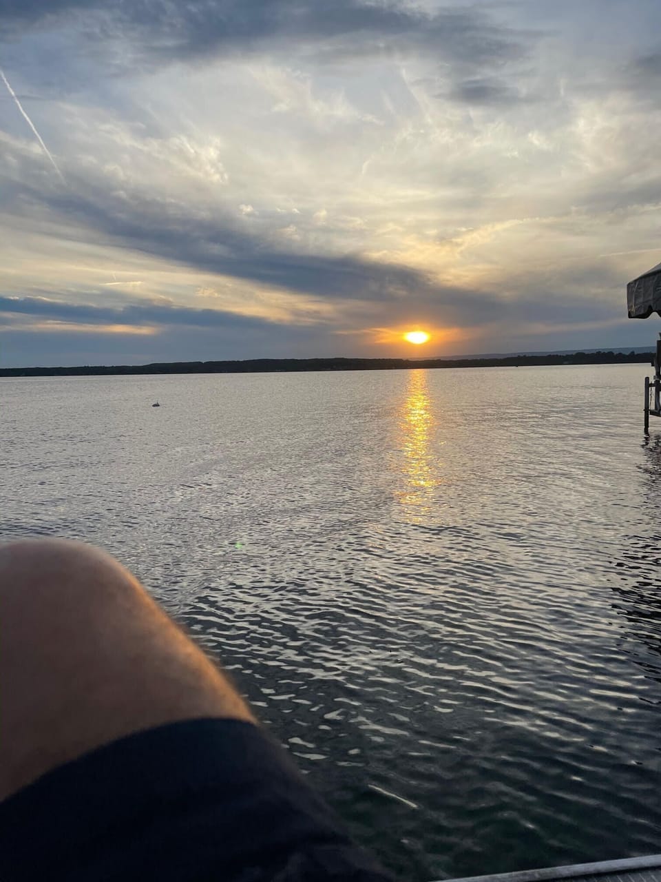 Sunset from the dock
