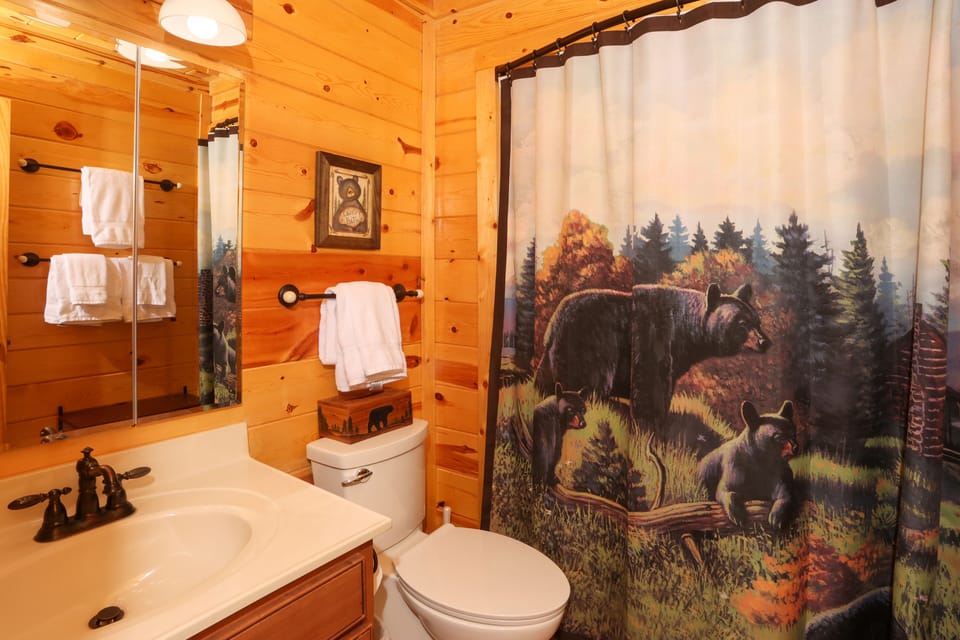 Main floor full bath.
