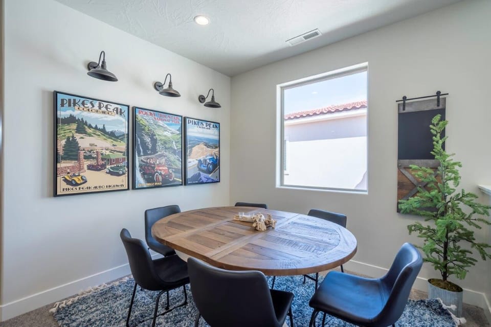Game table in upstairs living room